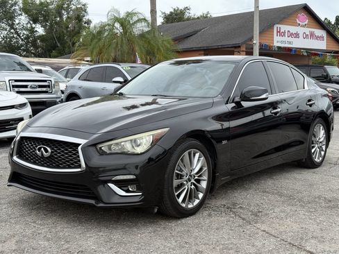Used 2018 INFINITI Q50 Luxe w/ Essential Package (3.0T Luxe) RWD image 2