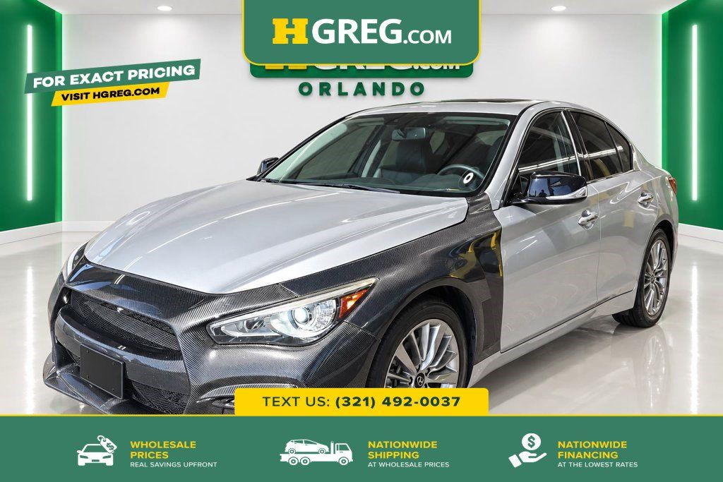 Used 2019 INFINITI Q50 Luxe RWD image 1