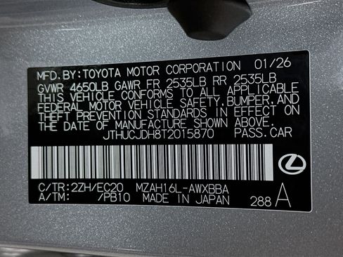 New 2026 Lexus UX 300h AWD w/ Accessory Package (2T) image 30