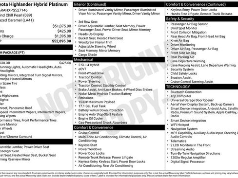 Used 2023 Toyota Highlander Platinum FWD image 7