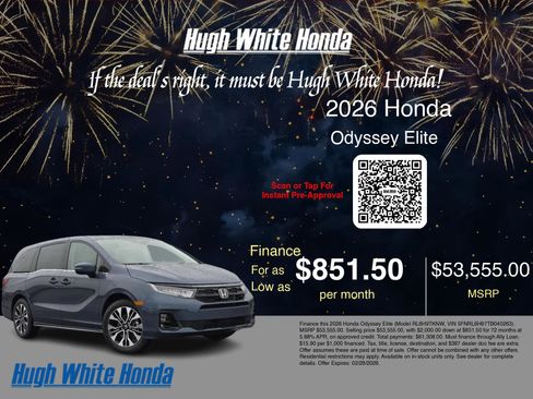 New 2026 Honda Odyssey Elite image 7