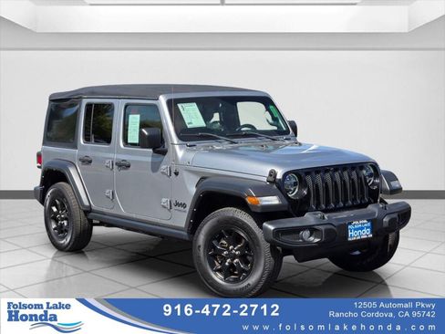 Used 2021 Jeep Wrangler Unlimited Sport AWD/4WD image 1