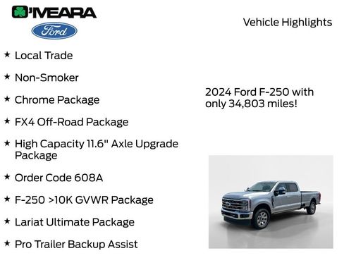 Used 2024 Ford F250 Lariat w/ Lariat Ultimate Package AWD/4WD image 8