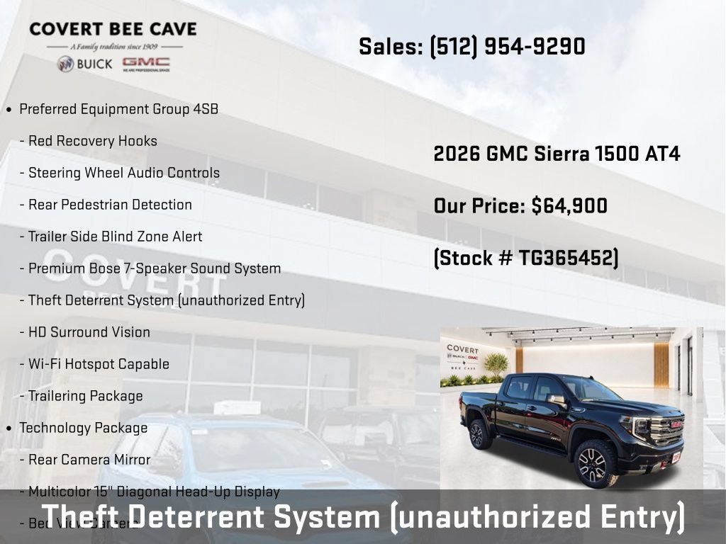 New 2026 GMC Sierra 1500 AT4 w/ AT4 Premium Package AWD/4WD image 33