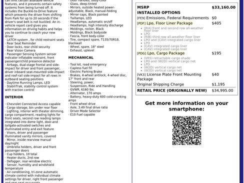 Used 2021 Chevrolet Traverse LS w/ LPO, Floor Liner Package FWD image 1