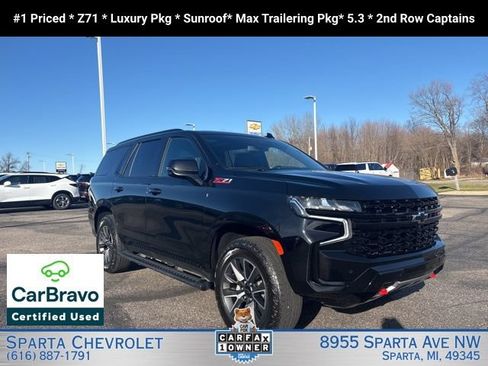Certified 2024 Chevrolet Tahoe Z71 w/ Luxury Package AWD/4WD image 1