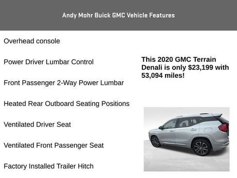 Used 2020 GMC Terrain Denali w/ Denali Premium Package AWD/4WD image 15