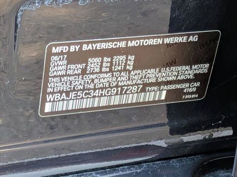 Used 2017 BMW 540i RWD image 26