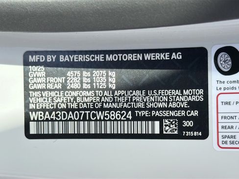 New 2026 BMW 430i Coupe w/ M Sport Package RWD image 43