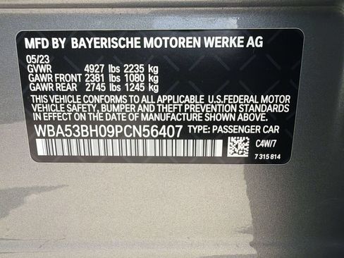 Used 2023 BMW 530i w/ Convenience Package RWD image 26