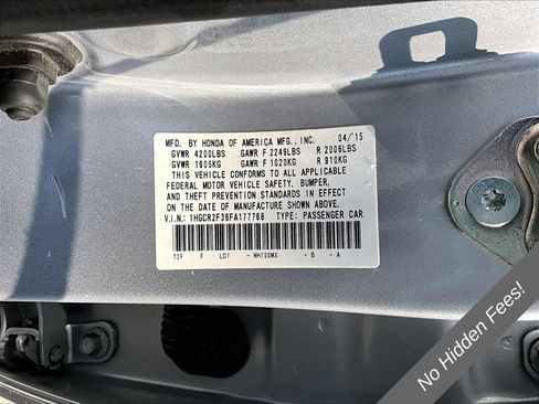Used 2015 Honda Accord LX image 27