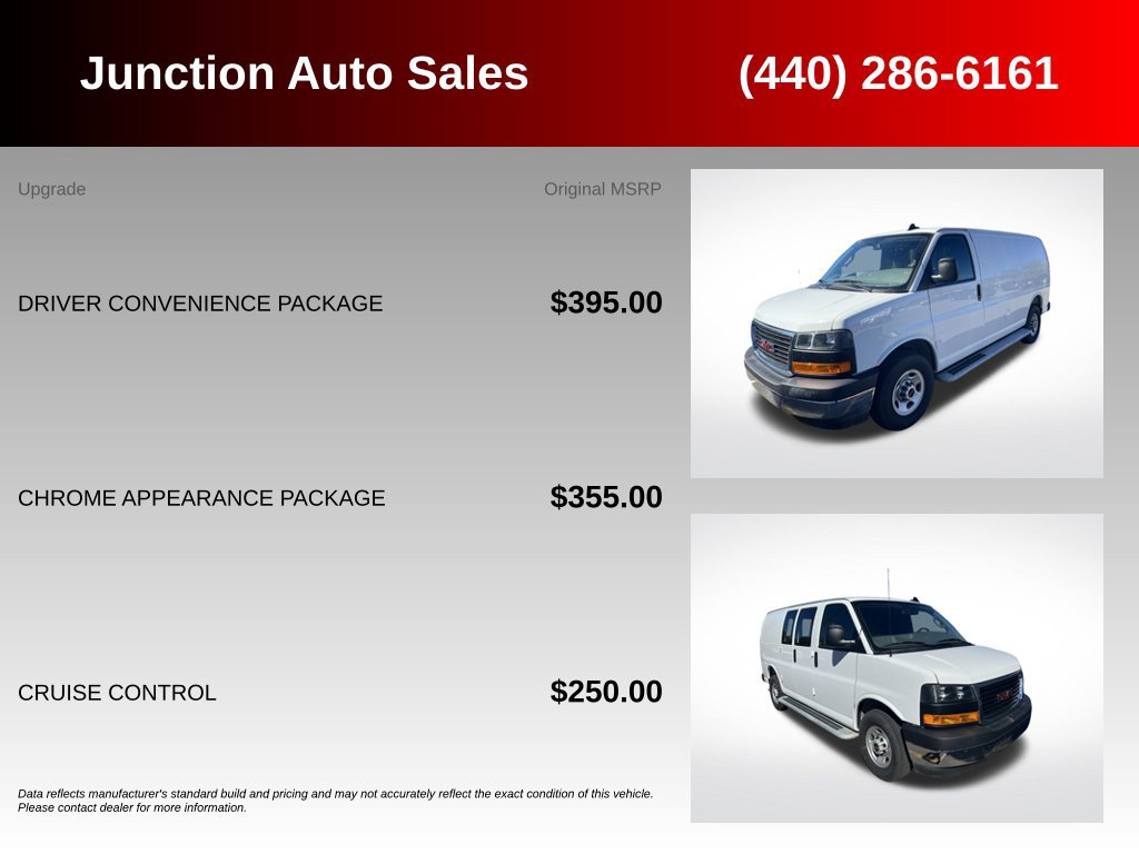 Used 2025 GMC Savana 2500 w/ Driver Convenience Package RWD image 5