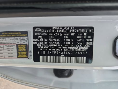 Used 2016 Kia Sorento LX image 39