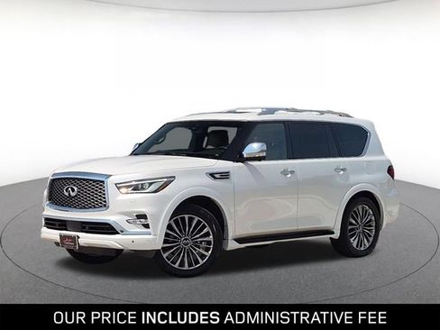 Used 2021 INFINITI QX80 Sensory w/ Cargo Package AWD/4WD image 1