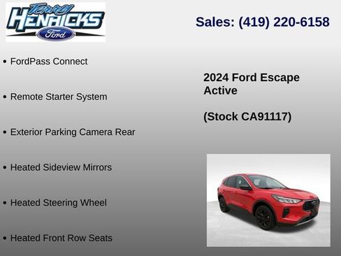 Used 2024 Ford Escape Active AWD/4WD image 23
