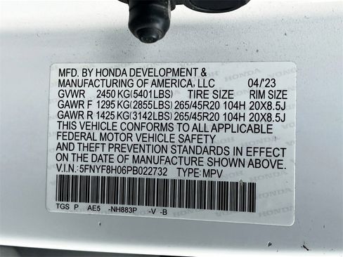 Used 2023 Honda Passport Elite image 33