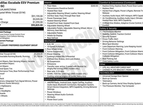 Used 2019 Cadillac Escalade ESV Premium Luxury AWD/4WD image 4