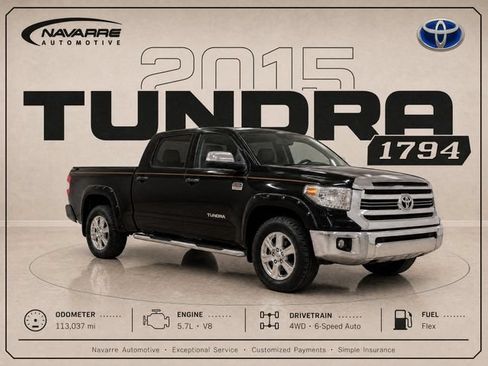 Used 2015 Toyota Tundra 1794 Edition AWD/4WD image 1