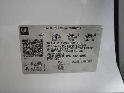 Used 2022 GMC Yukon XL SLT w/ SLT Luxury Package AWD/4WD image 34