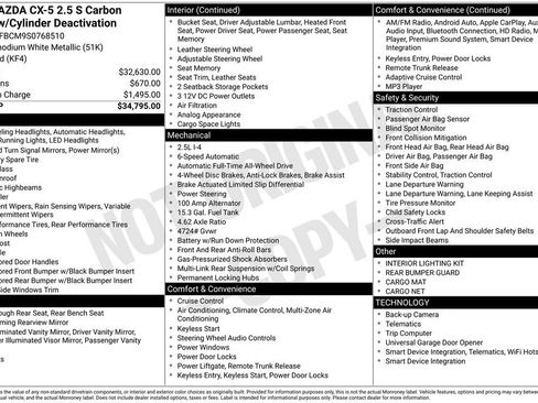 New 2025 MAZDA CX-5 Carbon Edition image 4