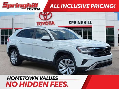 Used 2021 Volkswagen Atlas Cross Sport SE w/ Panoramic Sunroof Package FWD image 1