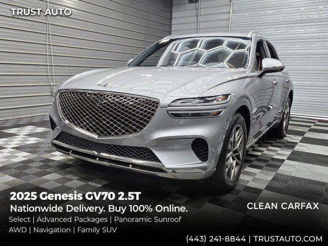 Used 2025 Genesis GV70 2.5T w/ Advanced Package AWD/4WD image 1