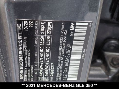 Used 2021 Mercedes-Benz GLE 350 GLE 350 image 30