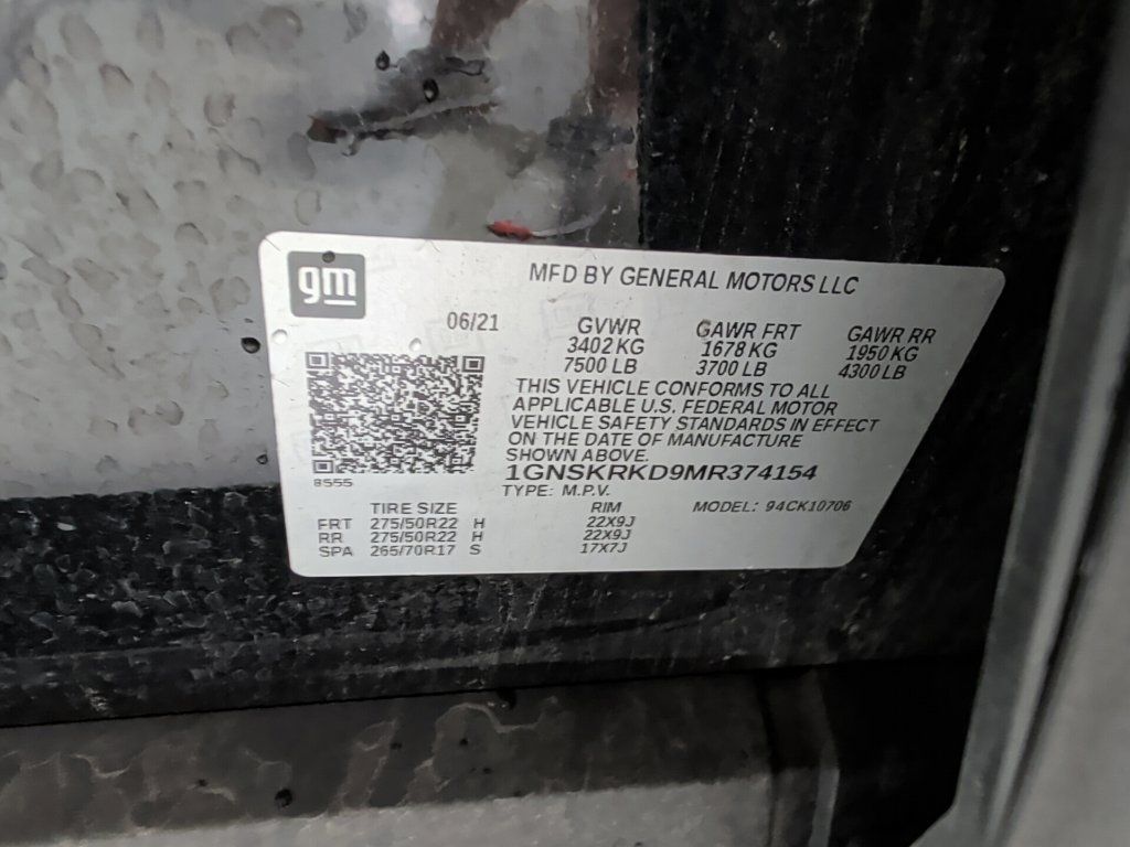 Used 2021 Chevrolet Tahoe RST AWD/4WD image 16