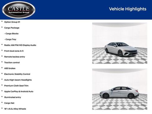 New 2026 Hyundai Elantra Blue w/ Cargo Package image 4