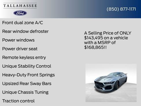 New 2025 Ford Mustang GT Premium w/ GT Performance Package image 46