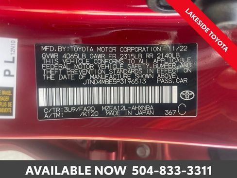 Certified 2023 Toyota Corolla SE image 34