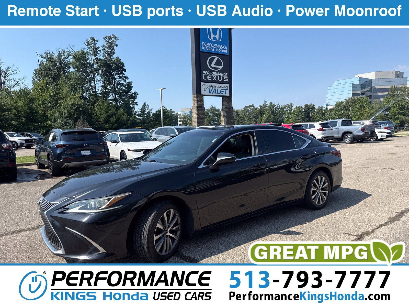 Used 2019 Lexus ES 350 w/ Premium Package FWD image 1