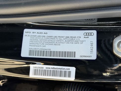 Used 2025 Audi A5 2.0T Premium Plus Sedan w/ Premium Plus image 25
