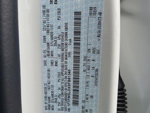 New 2025 Ford F150 Lariat w/ Equipment Group 502A High image 29