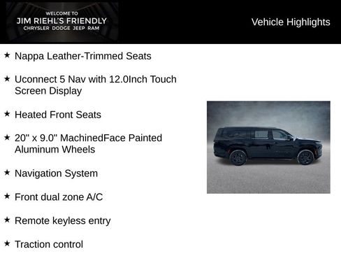 New 2026 Jeep Grand Wagoneer L Limited AWD/4WD image 3