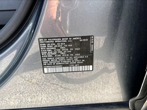 Used 2019 Volkswagen Atlas SE w/ Panoramic Sunroof Package FWD image 19