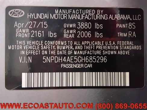 Used 2016 Hyundai Elantra SE FWD image 16