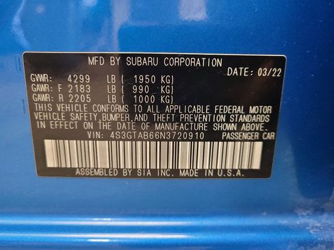 Used 2022 Subaru Impreza 2.0i image 33