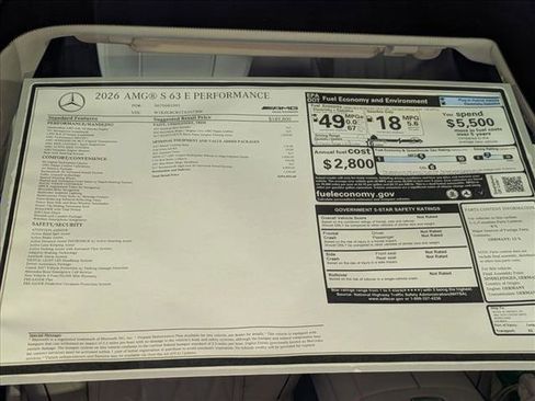 New 2026 Mercedes-Benz S 63 AMG S image 21