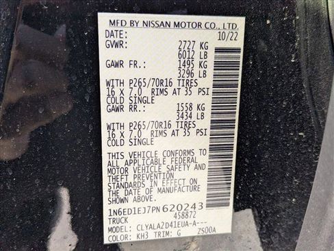 Used 2023 Nissan Frontier S w/ Technology Package image 20