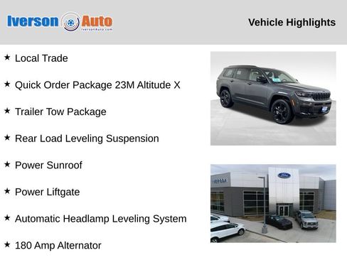 Used 2024 Jeep Grand Cherokee L Altitude AWD/4WD image 2