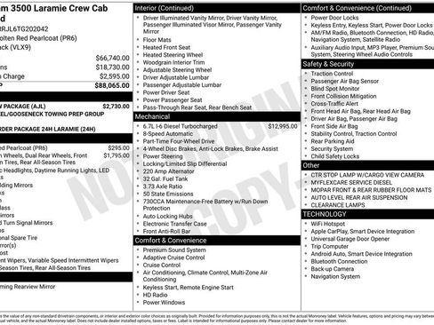 New 2026 RAM 3500 Laramie w/ Max Tow Package AWD/4WD image 5