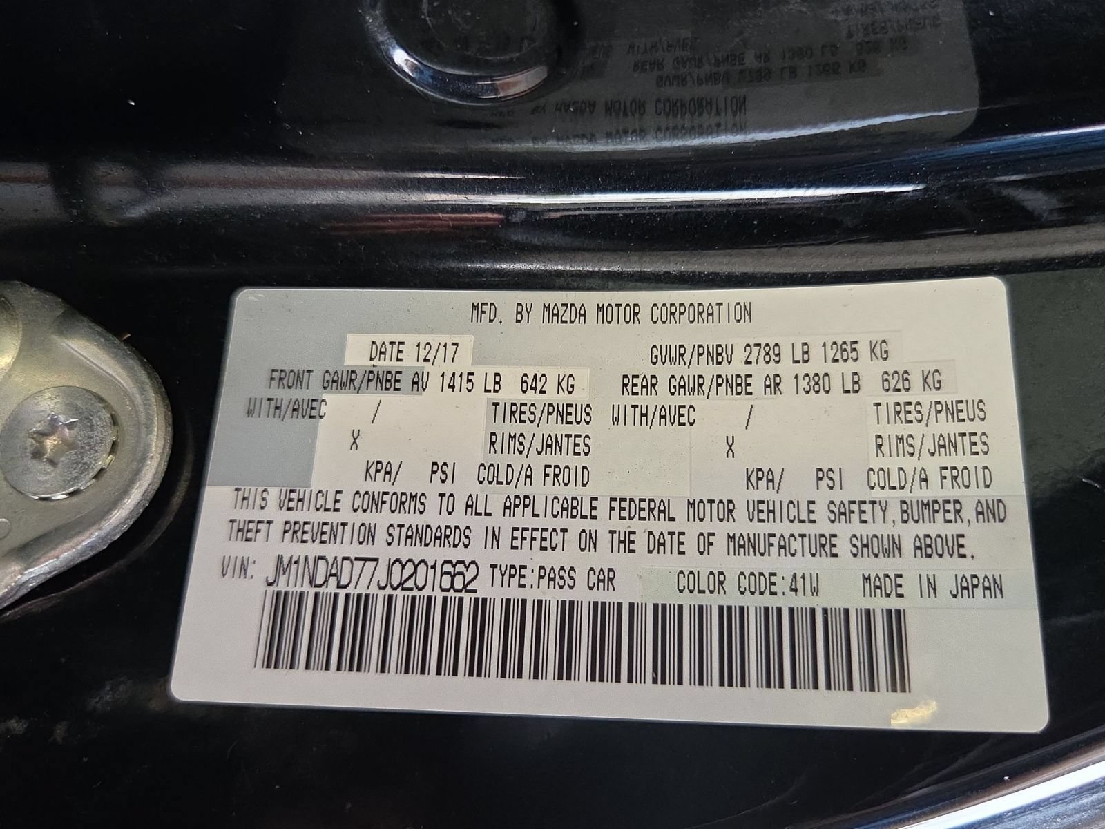 Used 2018 MAZDA MX-5 Miata Grand Touring RWD image 32