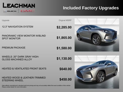 Used 2020 Lexus RX 350L FWD w/ Premium Package image 12