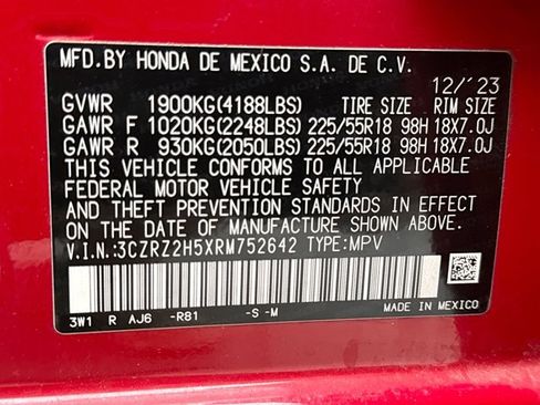 Used 2024 Honda HR-V Sport image 20