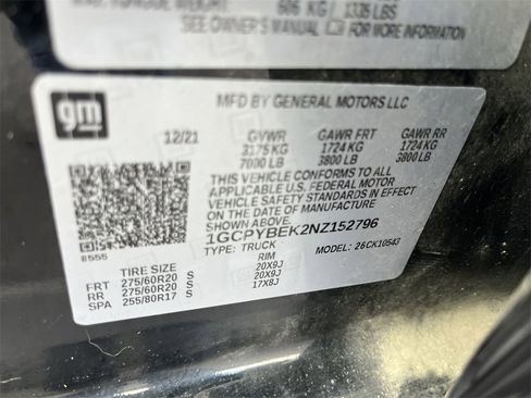 Certified 2022 Chevrolet Silverado 1500 Custom w/ LPO, Blackout Package image 31