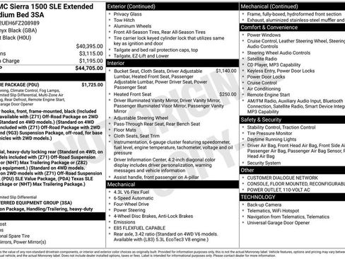 Used 2015 GMC Sierra 1500 SLE w/ SLE Value Package AWD/4WD image 13