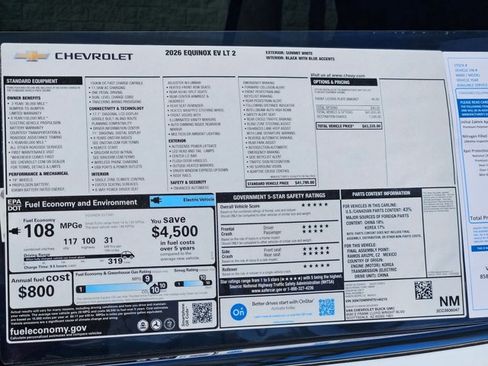 New 2026 Chevrolet Equinox EV LT image 15