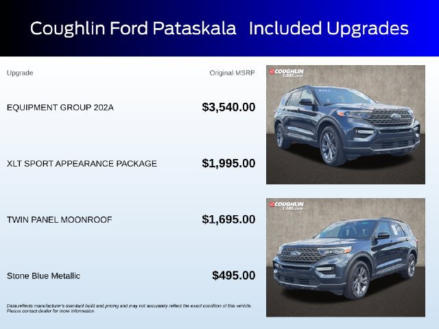 Certified 2024 Ford Explorer XLT w/ Equipment Group 202A AWD/4WD image 3