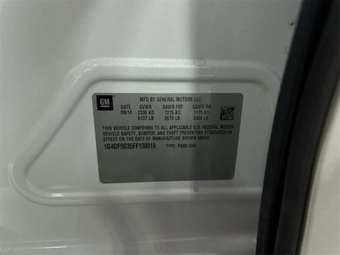 Used 2015 Buick LaCrosse Premium w/ Driver Confidence Package #1 image 14